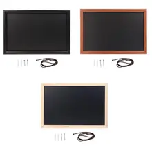 Прямоугольные Висячие деревянные доски для сообщений доска для мелкой доски Wordpad рекламная доска