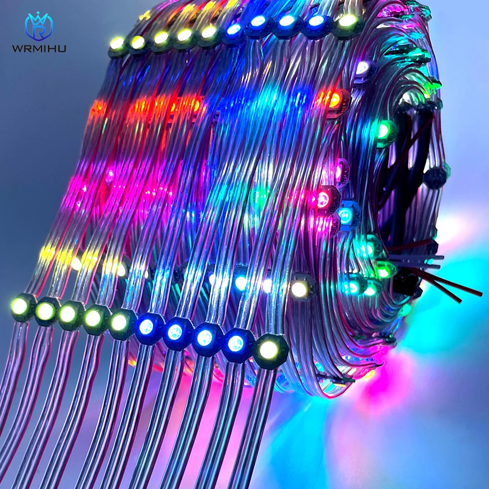 50 шт./партия предварительно припаянные светодиодные ленты WS2812B SMD5050 RGB WS2811 | Лампы