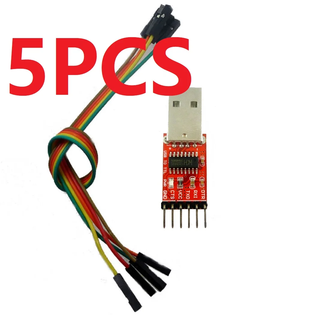 5 Pcs Pro Mini Download Programmatore Usb Adattatore Rs232 Ttl Cts Dtr Per Win10 Linux Mac