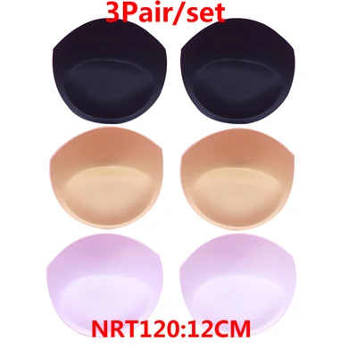 3pair Color 12 3 пар/компл. Бикини бюстгальтера грудь с эффектом пуш ап вставной поролон тормозные колодки для купальник обивка съемный муляж женской груди бюстгальтер колодки аксессуары для нижнего белья - Цвет: 3pair Color 12