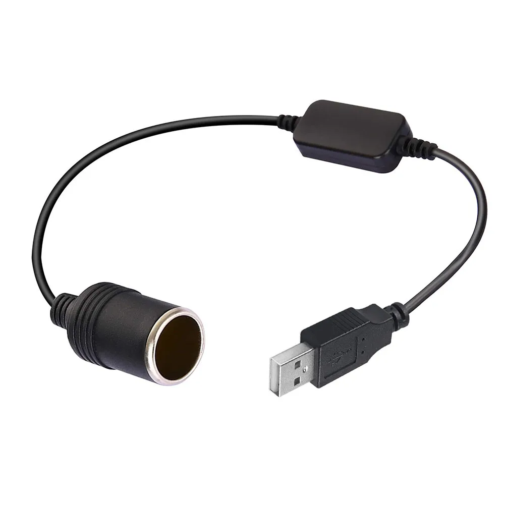 5 В до 12 В повышающий портативный кабель-конвертер USB Зажигалка Розетка инвертор Авто Профессиональный адаптер автомобильный Практичный Прочный