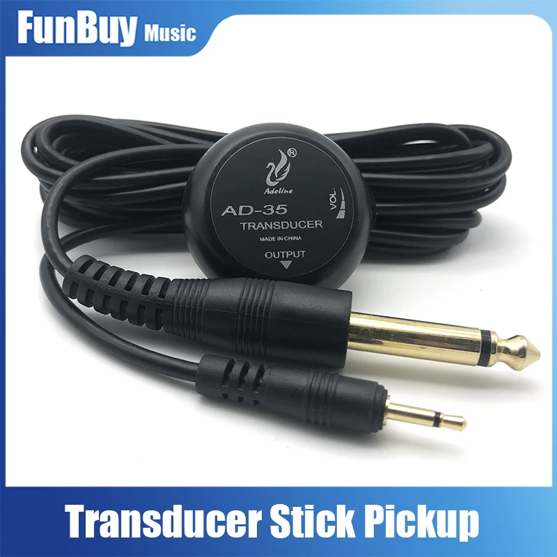 Adeline Ad35 Ad20 Mini Sound Pickup Piezo Transducer Contact Mic For