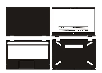 

Carbon fiber Leather Laptop Sticker Decal Skin Cover Protector for HP X360 14-cd0058TU cd0058TU 14-inch
