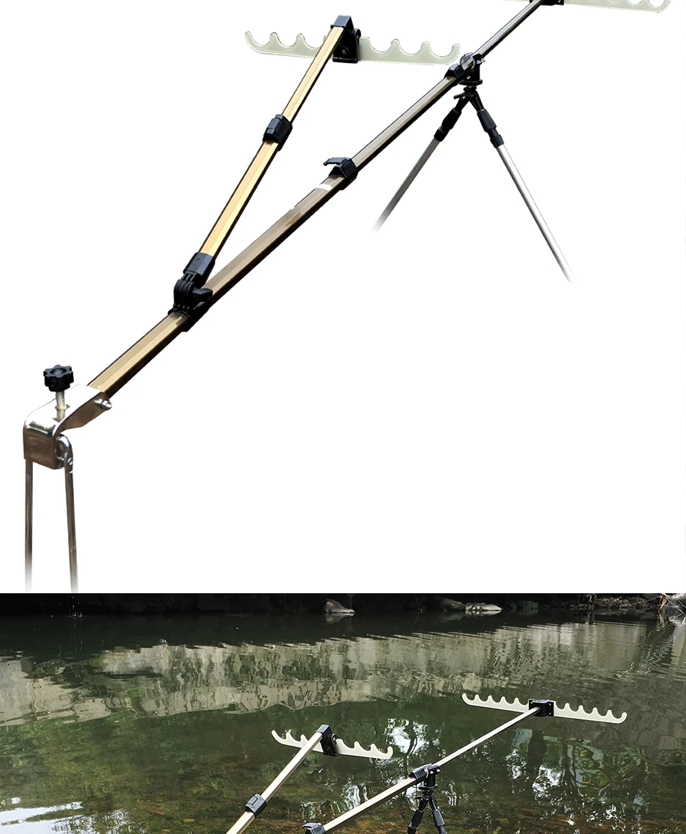 GHOTDA рыболовное оборудование телескопические удочки держатель подставки складной алюминиевый сплав для рук Карп удочки