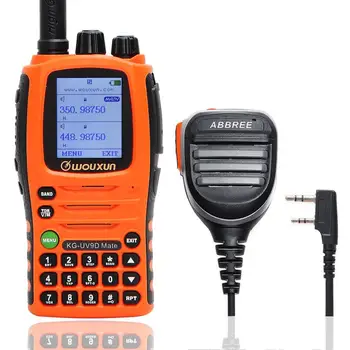 

Wouxun KG-UV9D Mate 10W Powerful 3200mAh 7bands AirBand Cross band Repeater Walkie Talkie Upgrade KG-UV9D Plus Ham Radio+Speaker