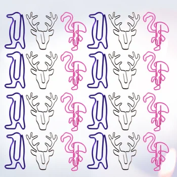 

30Pcs Paper Clips Office Supplies School Accessories Bookmark Clip for School