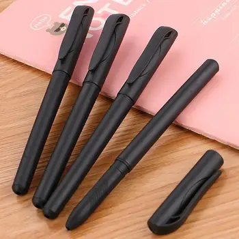 

6PCS Black ink Gel Pen 0.5mm Writing Neutral Pens Simple Pen for Student School Office Supplies Stationery Tool