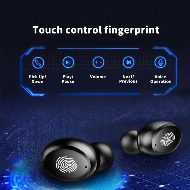 Bluetooth наушники TWS 4000 мАч IPX7 водонепроницаемые Беспроводные спортивные наушники бас HiFi стерео наушники-вкладыши с шумоподавлением микрофон