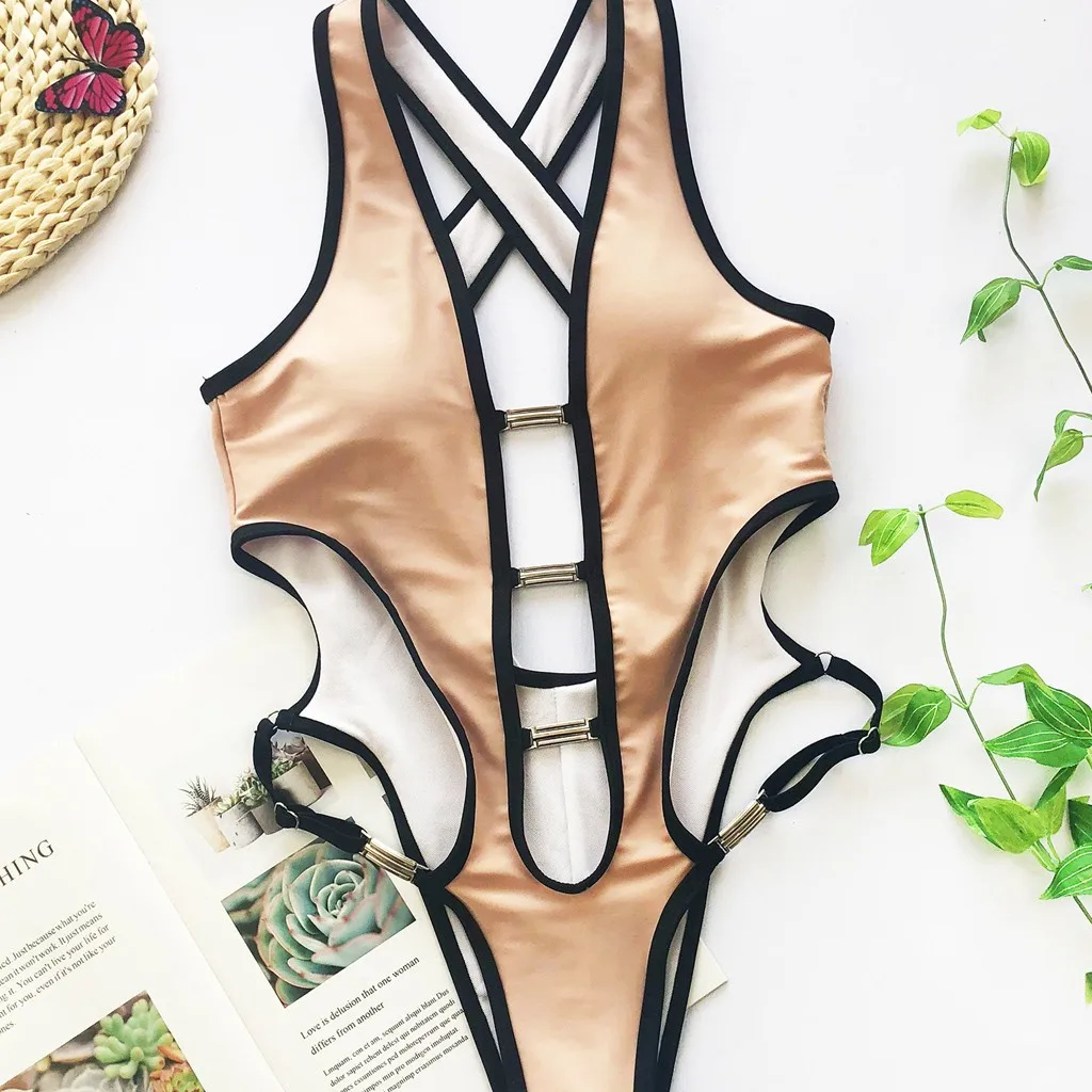 2020 Новое поступление цельный купальник женский винтажный купальный костюм плюс