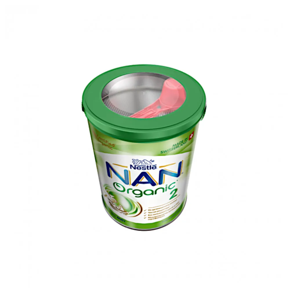 Смесь молочная сухая адаптированная Organic 2 Nestle NAN, с 6 мес., 400 г