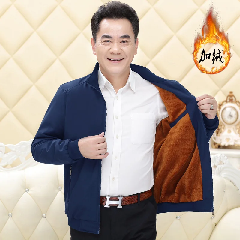 

2018 Spring And Autumn New Style MEN'S Jacket Korean-style Fashion Middle-aged Coat Men's Trend Casual Men'S Wear Daddy Clothes