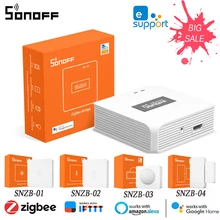SONOFF Zigbee Bridge/Wireless Switch/Temperature And Humidity Sensor/Motion Sensor/Door Sensor Support Ewelink Alexa Google Home