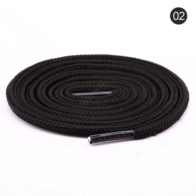 2022 New Shoelace Unisex Ropes Multicolor Waxed Round Cord Dress Shoe Laces Diy High Quality Solid 70-160Cm Colourful Shoelace 02