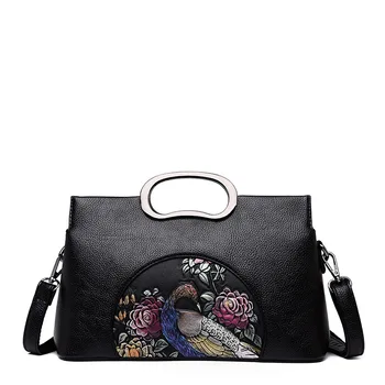 

2019 new female bag handbag wild shoulder bag Chinese style large capacity crossbody bag