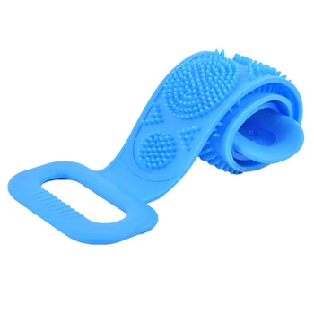 

Magic Silicone Brushes Bath Towels Rubbing Back Mud Peeling Body Massage Shower Extended Scrubber Skin Clean Shower Brushes
