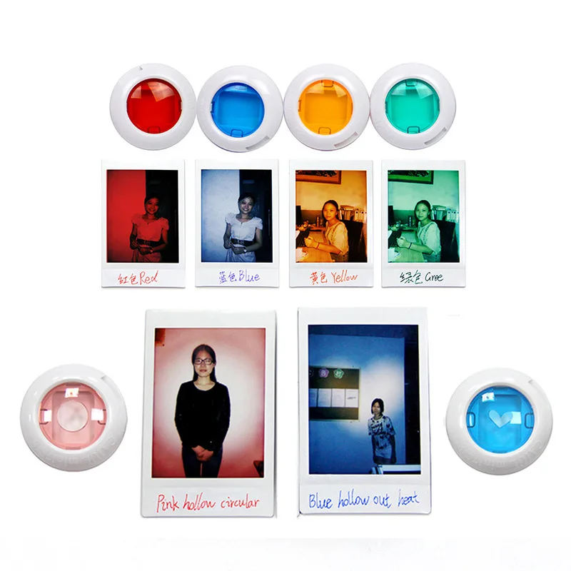 Новинка Цветной фильтр для объектива фотофильтр Polaroid Fujifilm Instax Mini 9 8 7S 1