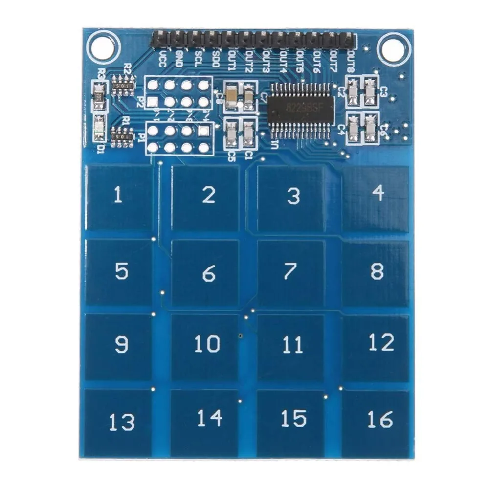 TTP229 TTP226 TTP224 TTP223 1/4/8/16 способ емкостный дисплей переключатель цифровой Сенсор IC модуль кнопка на плате для Arduino