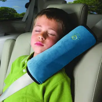 

Car Seat Belt Shoulder Pillow Child Car Safety Pillow Suede Soft Sleeping Pillow Extended Belt Set Car Accessories