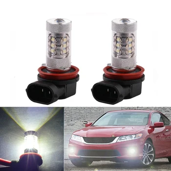 

2x Led H11 H8 Lighting 3030 16SMD Car Driving Fog Light Lamp Bulb For Honda civic fit accord Crider crv
