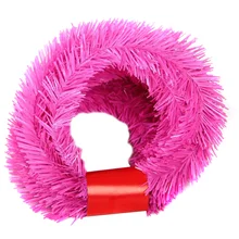 5,5 м DIY гирлянда Рождественский декоративный камин елка сосновые листья венки из ротанга NSV775