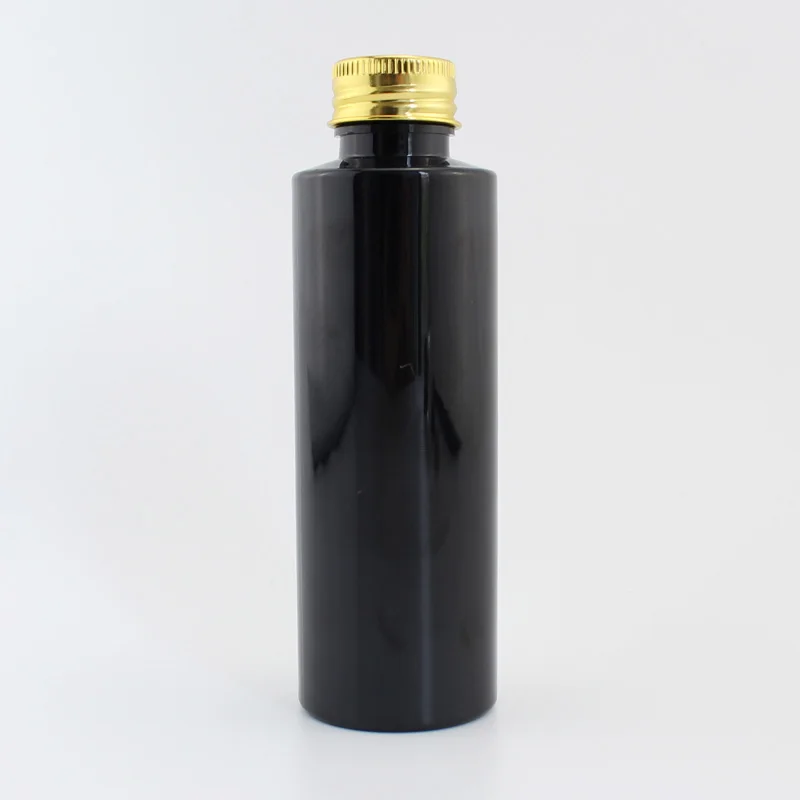120 мл x 40 алюминиевая бутылка с винтовой крышкой с пластиковой пробкой для тонера пластиковый косметический контейнер с Золото Серебро Бронза черная крышка - Цвет: Please Remark Colors
