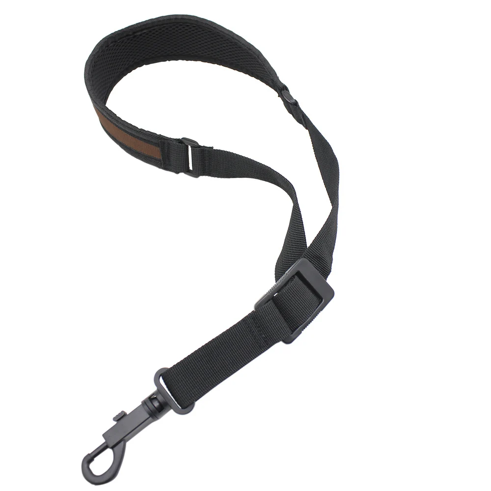 Professional Adjustable Harness Shoulder Black Sax Saxophone Belt Neck Strap for Saxophone Accessories