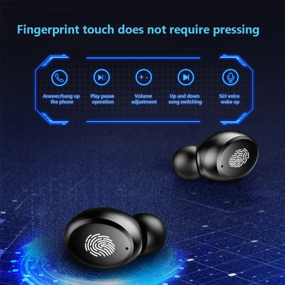 Bluetooth 5,0, наушники, светодиодный дисплей, 2000 мА/ч, мощная Водонепроницаемая гарнитура, Спортивная гарнитура GY17