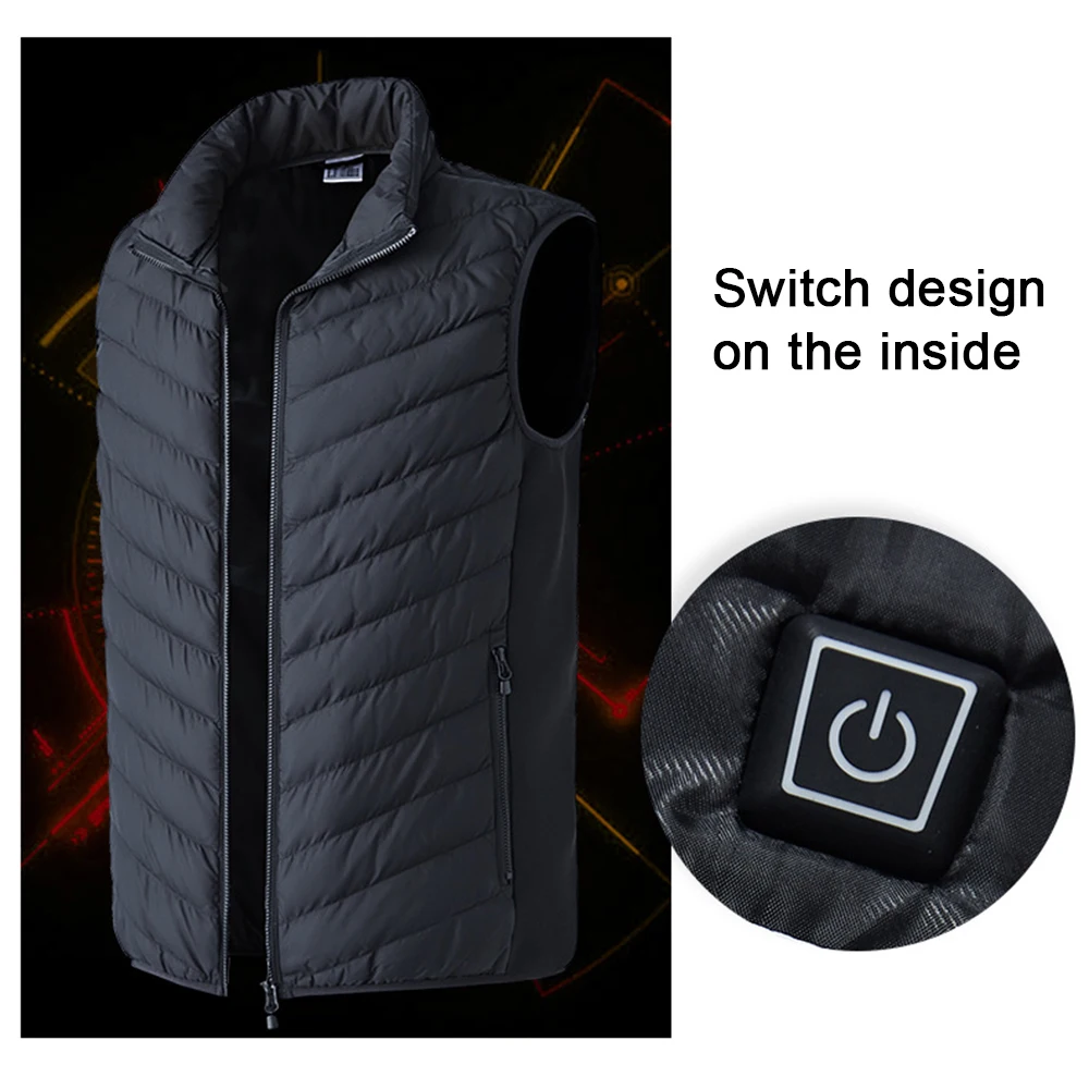 MAIJION USB инфракрасный тепловой жилет куртки для мужчин и женщин тепловой туристический жилет Зимний Открытый Жилет Охота Рыбалка теплая одежда
