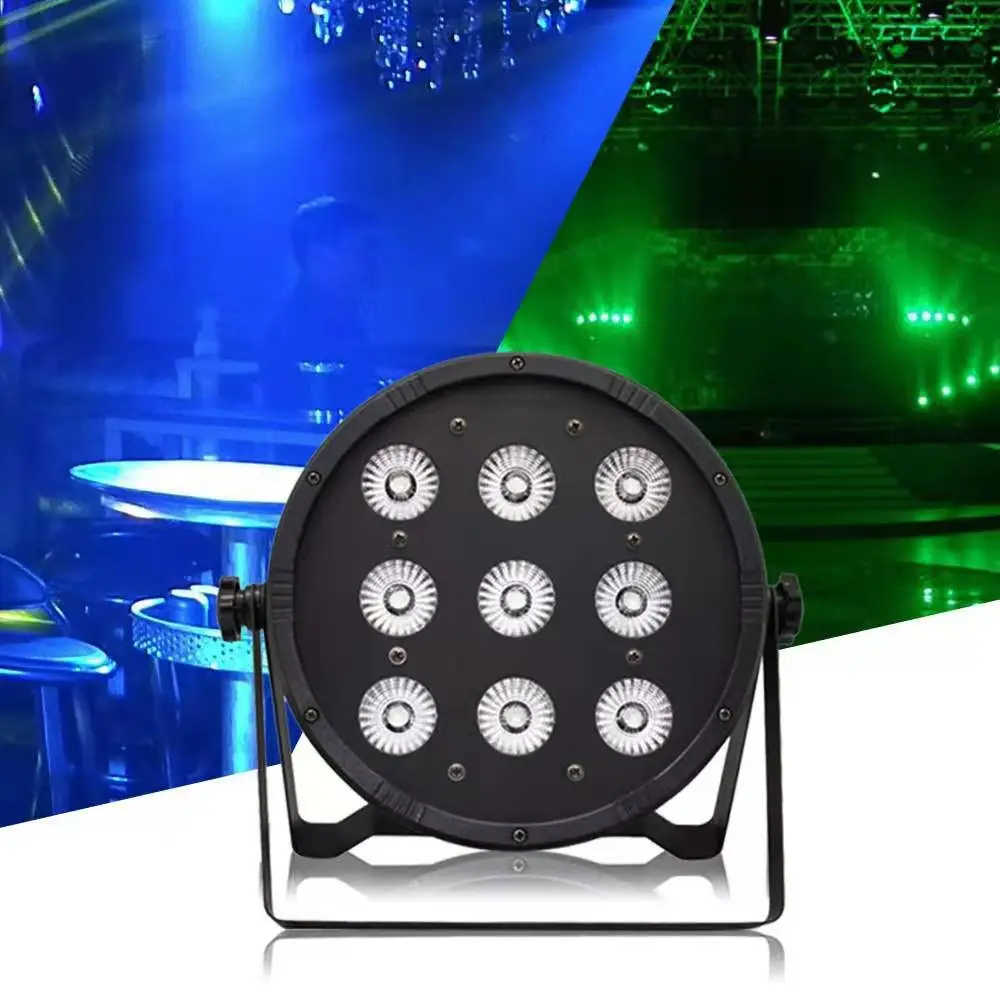 Led Spotlight Nine Par Lights Stage Lighting Equipment, Dj Controller Club Party Halloween