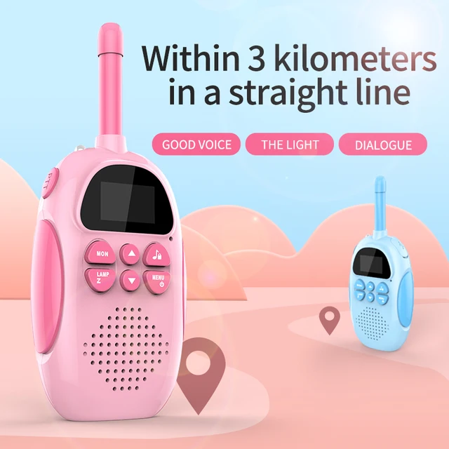Kids Walkie Talkies Portable Handheld Toy Cute Walkie Handheld Talk Parent-Child Educational Interactive Toys 2