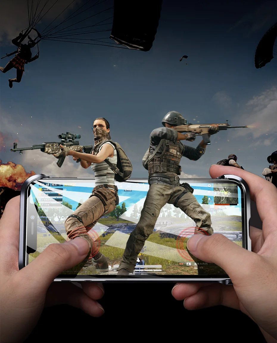 Металлический закаленное стекло чехол для iPhone X XS чехол для iPhone X S Max Простой Прозрачный Противоударный задняя крышка
