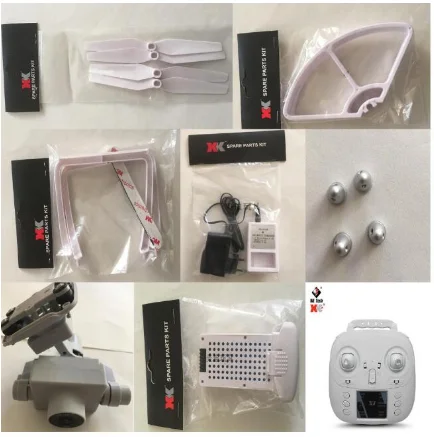 Wltoys Xk X1 запасные части для радиоуправляемого дрона корпус двигателя ESC лезвие