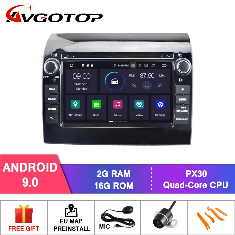 Flash Deal AVGOTOP Android 9.0 4GB+64GB CAR DVD PLAYER for FIAT DUCATO/CITROEN JUMPER/PEUGEOT BOXER 2011-2015 IPS HD Screen NAVIGATION 0 Flash Deal AVGOTOP Android 9.0 4GB+64GB CAR DVD PLAYER for FIAT DUCATO/CITROEN JUMPER/PEUGEOT BOXER 2011-2015 IPS HD Screen NAVIGATION 0