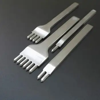 

4 Pcs / Set DIY Steel Diamond Cutting Tools Leather Tool 4mm Sub-rushing Car Nails Punching Tool Stitching and Splicing