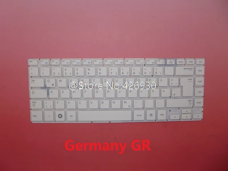 Клавиатура для ноутбука Samsung NP500P4A NP500P4C Q468 Q470 Германия GR 9Z.N8GSN.00G BA59-03302C Белый Новый |