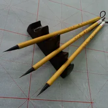 Кисть для каллиграфии, традиционная кисть для кроличьей шерсти, китайская пейзажная живопись, обычный скрипт, ручка для письма