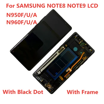 

Original with Frame screen Super AMOLED For Samsung Galaxy NOTE8 NOTE9 N950F N960F N950U N960U lcd touch display screen assembly