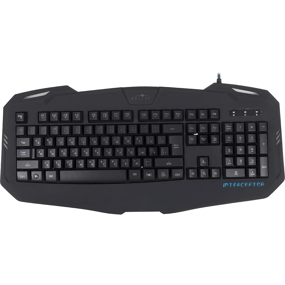 Клавиатура OKLICK 730G INTERCEPTOR, черный