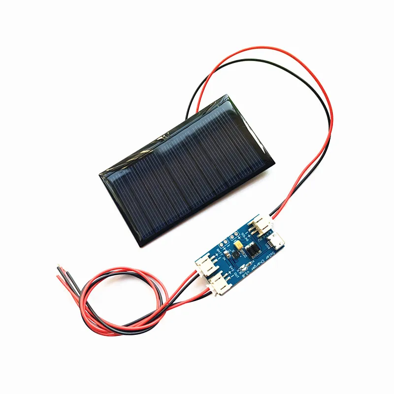 5V 75MA Mini Solar Panel Black DIY Battery Cell Phone 80 Charge O7B4 Module Y7X6 