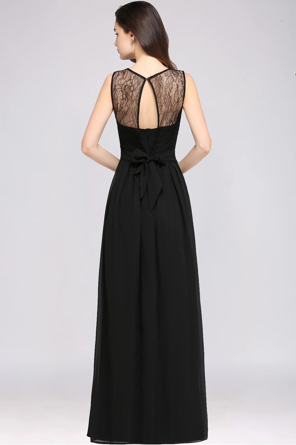 Robe de soiree длинное вечернее платье ТРАПЕЦИЕВИДНОЕ вечернее платье Элегантное шифоновое вечернее платье без рукавов