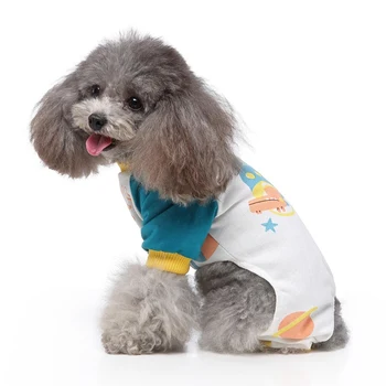 

Printed Pet Pajamas 4 Legged Clothes For Small Medium Dogs Cat Pyjama Dog Puppy Jumpsuit Dogs Housewear Clothing Pet Coat
