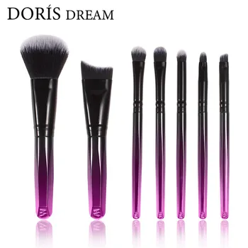 

7pcs Makeup Brush Set Foundation Powder Eye Shadow Brush Blush Concealer Lip Brush Eyebrow Make up Brushes Comestic Tool Kits