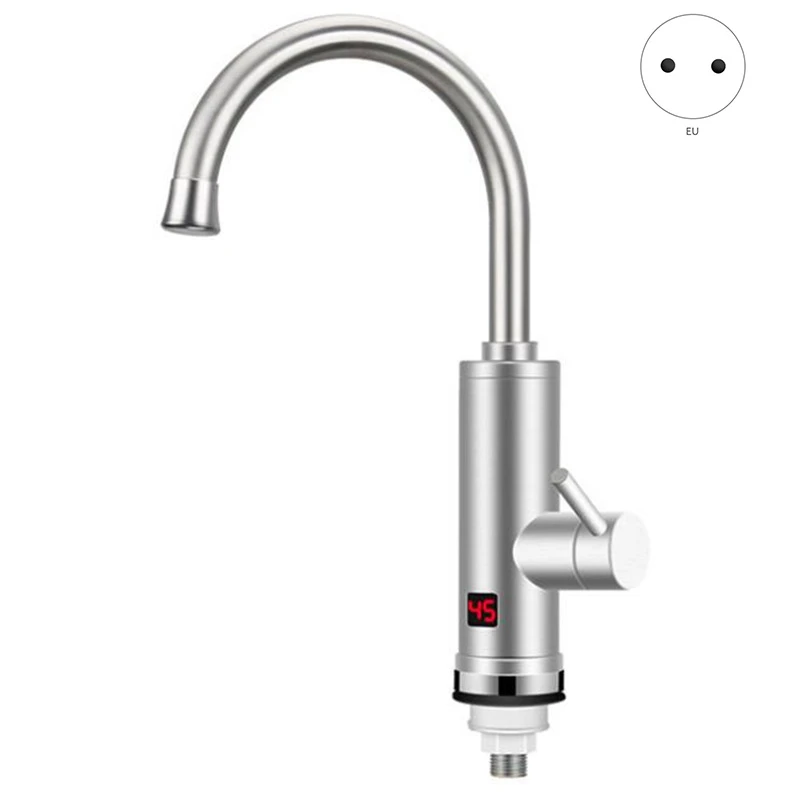  Stainless Steel Tap Instantaneous Water Heater Faucet with Water Heater Kitchen Instant Heating Tap - 4000390968533