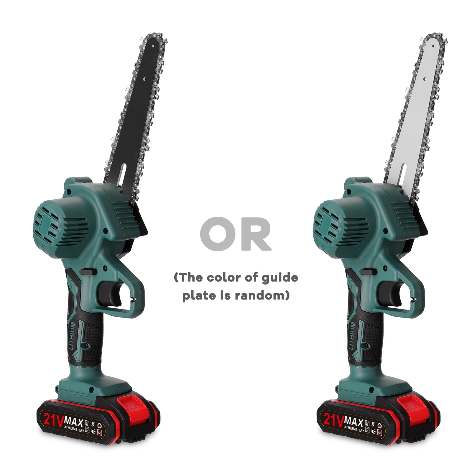 21V Electric Pruning Saw Portable Rechargeable Chainsaw Wood Spliting Chainsaw Woodworking Tool For Orchard Branch Garden Clip 6