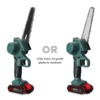 21V Electric Pruning Saw Portable Rechargeable Chainsaw Wood Spliting Chainsaw Woodworking Tool For Orchard Branch Garden Clip 6