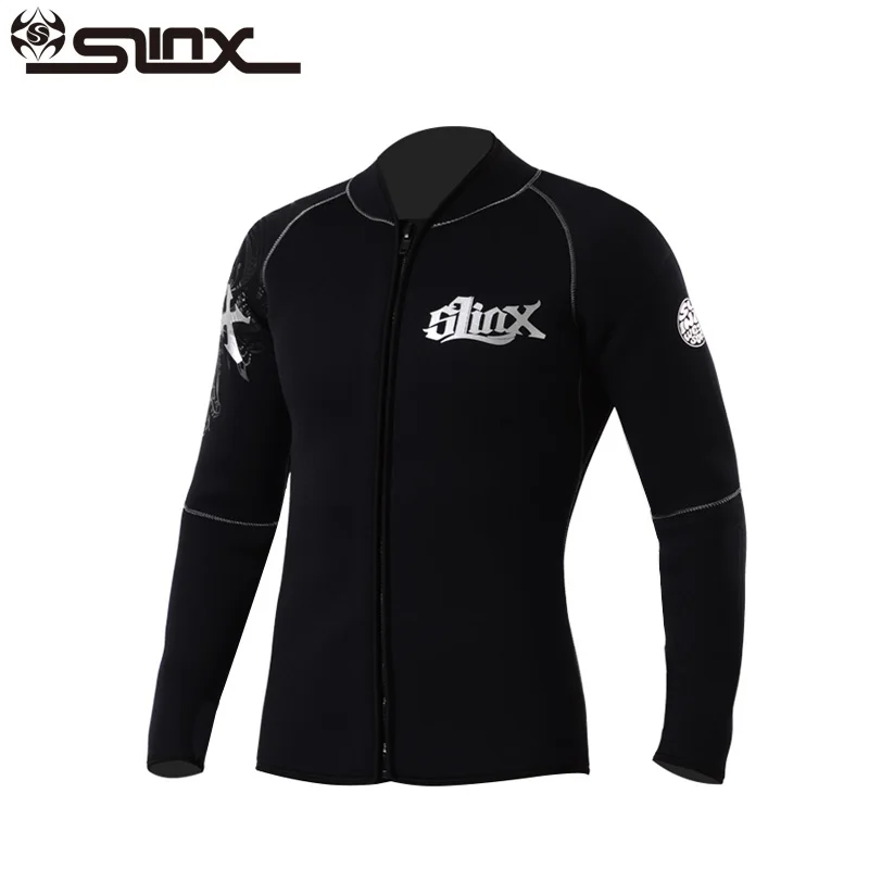 

SLINX 5MM Neoprene Men Women Diving Jackets Fleece Lining Winter Warm Wetsuit for Snorkeling Boating Surfing Spearfishing NEW