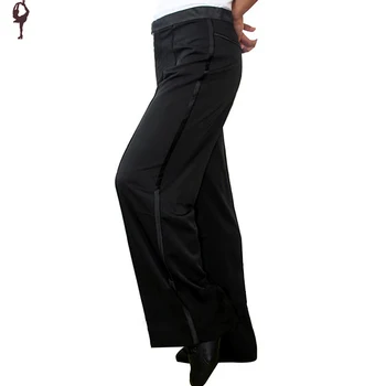 

Hot Sale !!! 2020 New Men's Latin Dance Pants Modern Dance Pants Black Latin Dance Men Free Shipping