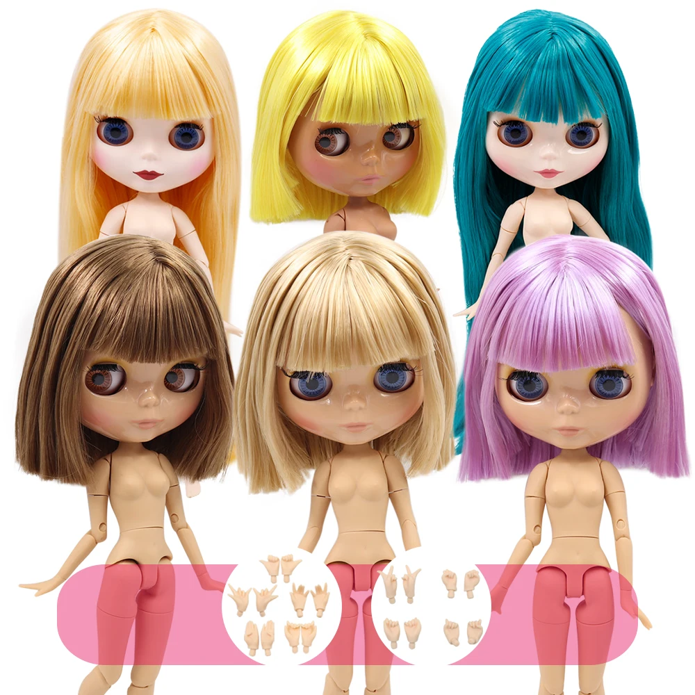 Ледяная кукла DBS Blyth 1/6 сустав тела белый и загар кожи BJD матовое лицо или глянцевое
