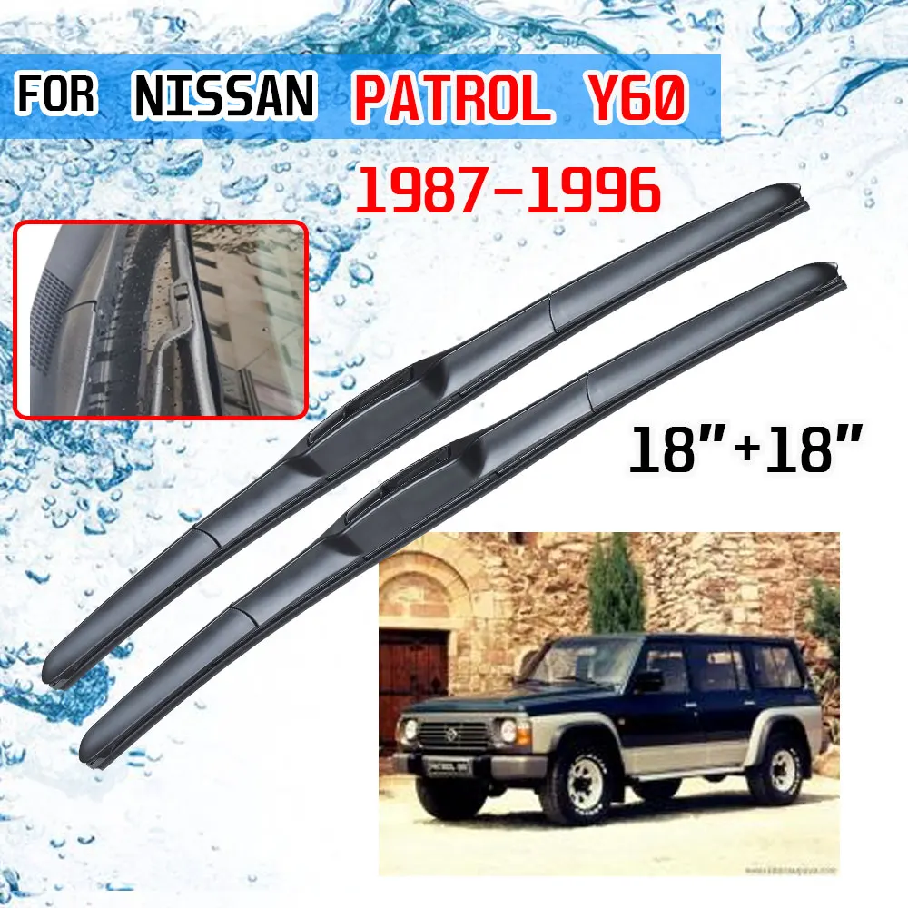 For Patrol Y60 1987 1988 1989 1990 1991 1992 1993 1994 1995 1996 Accessories Car Front Windscreen Wiper Blades Brushes Cutter | Автомобили