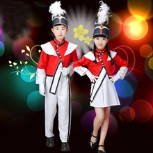 Военная форма, Студенческая одежда с флагом, Национальная барабанная форма, униформа для хора, военная одежда, армейская одежда, костюмы